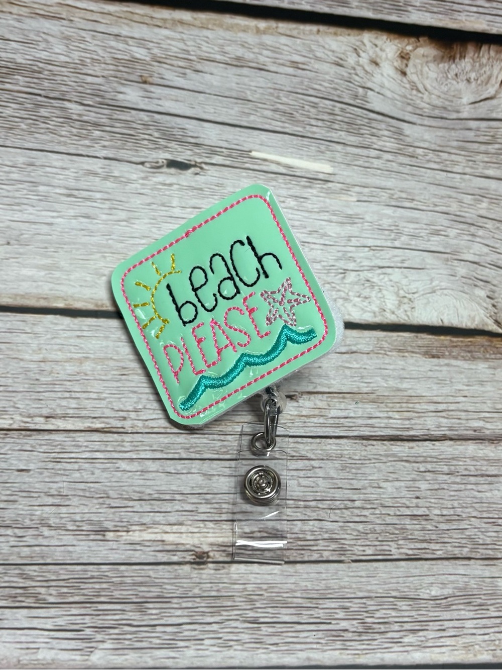 Badge Reel- Beach Please